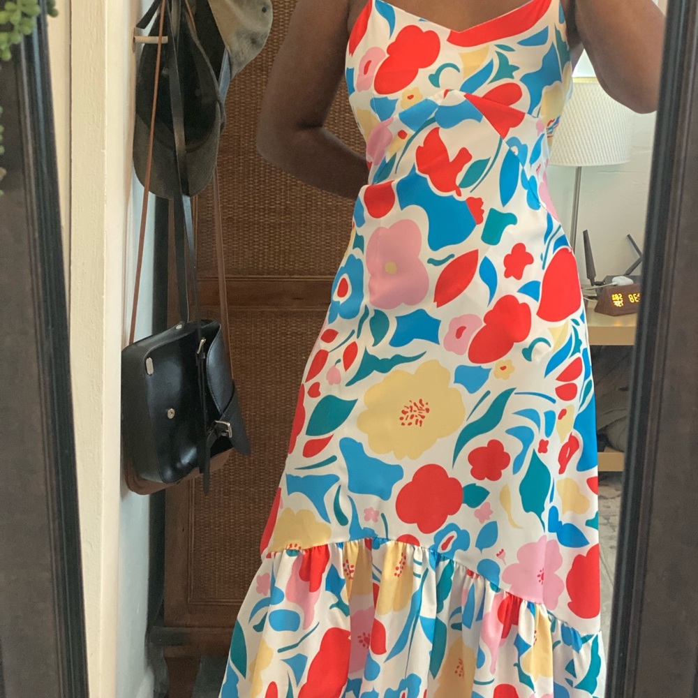 Bright vintage dress